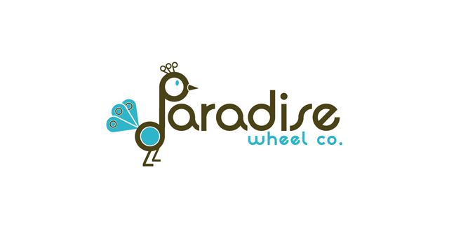 Paradise Wheel Company logo design